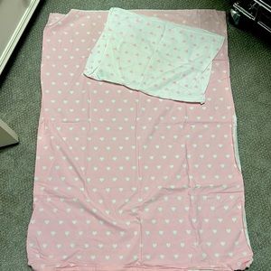 Pottery barn organic cotton toddler duvet and pillowcase